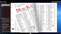 Music K-8 Interactive Index Flipbook, Vols. 1-35 cover