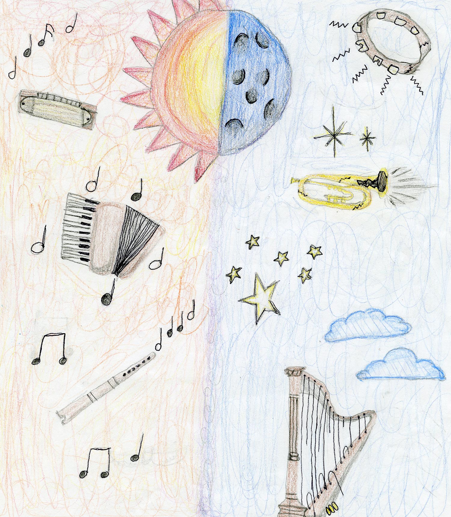 Zoey Pursell - 5th grade; Elroy, WI art