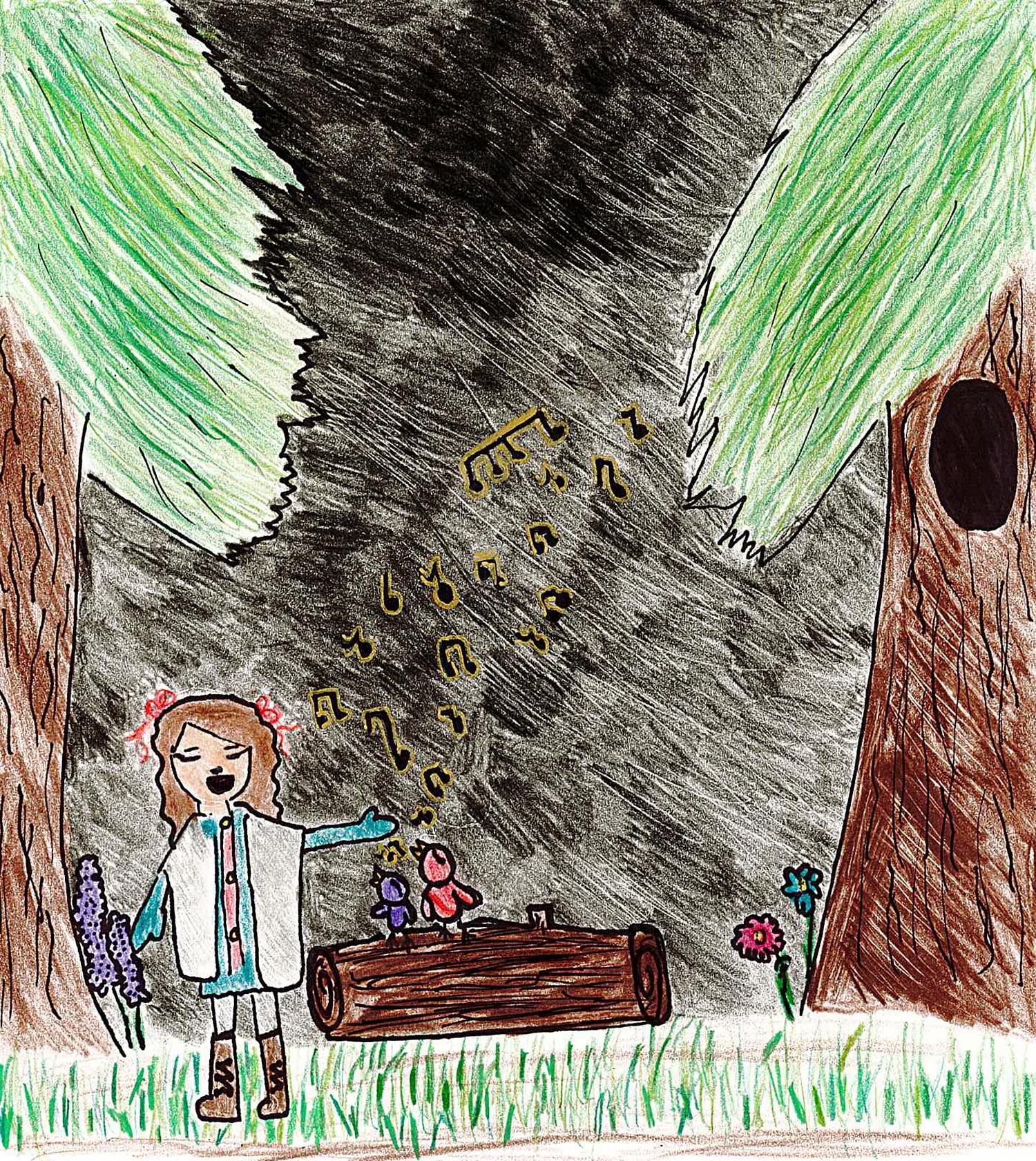 Violet Patterson - 8th grade; Norway, IA art