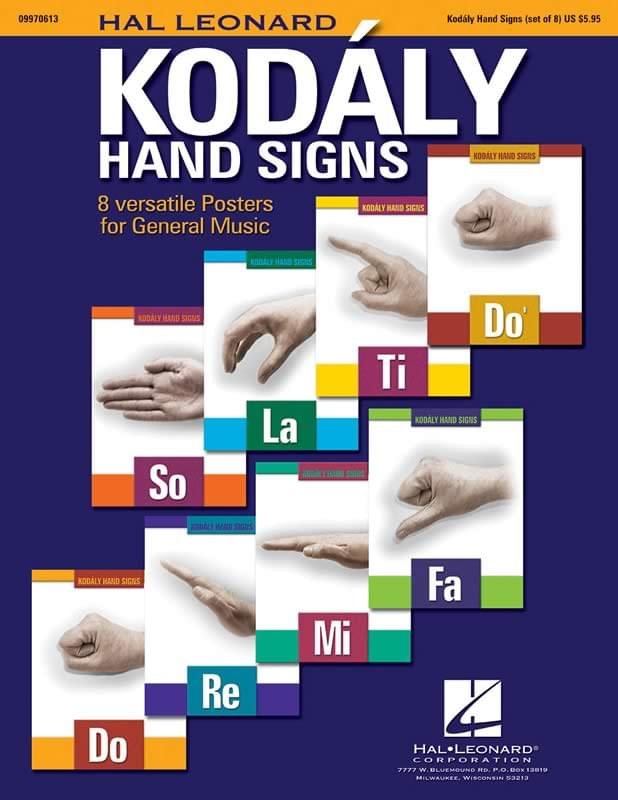 Hal Leonard - Kodály Hand Signs (Posters)