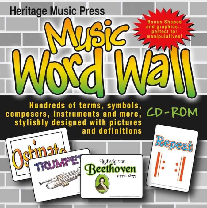 Music Word Wall - CD-ROM