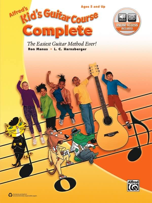 Kid's Guitar Course COMPLETE - Combined Books/Online Audio for 1 & 2