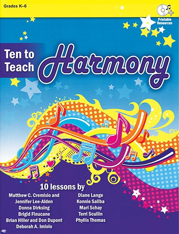 Ten To Teach - Harmony - Book/CD-ROM cover