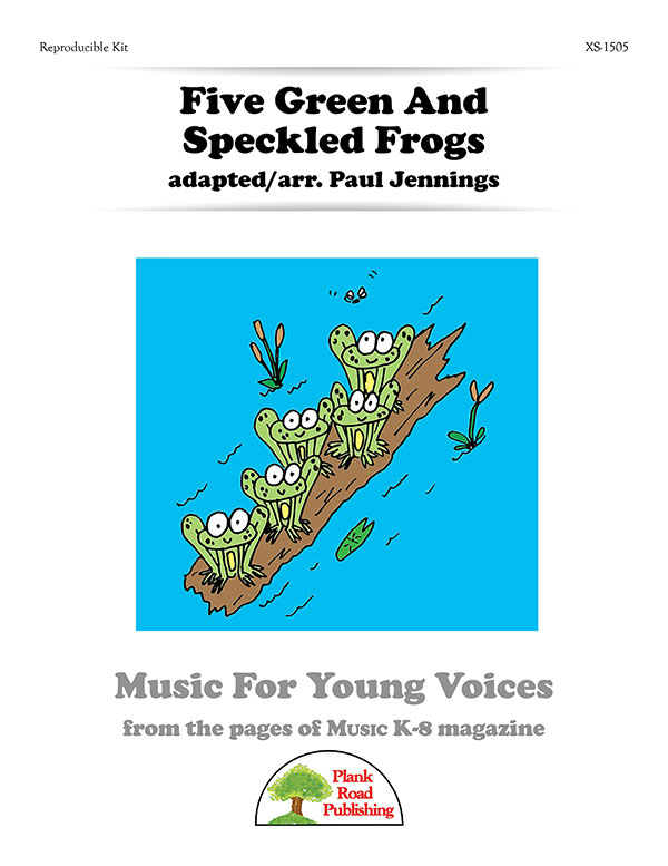 Five Green And Speckled Frogs