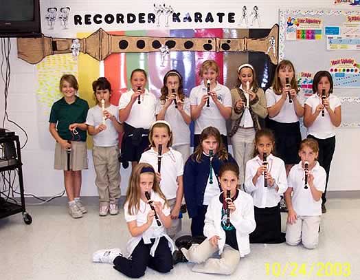 Recorder Karate in use