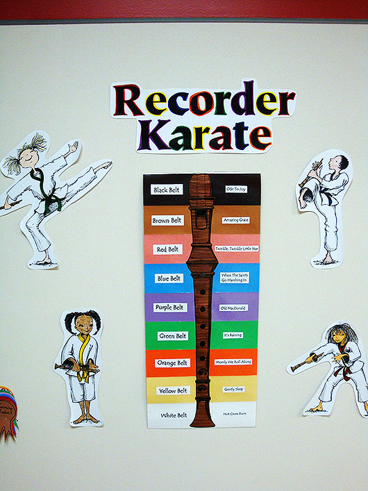 Recorder Karate in use