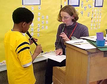 Recorder Karate in use