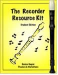 The Recorder Resource Student Book/CD, Vol. 1 with Tudor 2-Piece Candy Apple™ Red Recorder cover