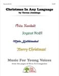 Christmas In Any Language - Kit with CD cover