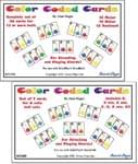 Color Coded Handbell Cards