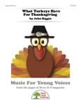 What Turkeys Have For Thanksgiving - Downloadable Kit cover