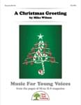 Christmas Greeting, A cover