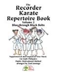 Recorder Karate Repertoire Book - Vol 2, The cover