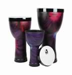 Nesting Djembes - Woodstock Purple - Set of Three Djembes (8", 10", 12") cover