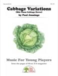 Cabbage Variations - Downloadable Recorder Single cover