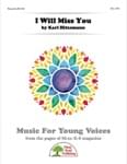 I Will Miss You cover