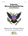 Veterans, We're So Proud Of You cover