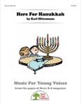 Here For Hanukkah cover