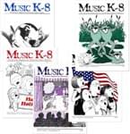 Music K-8 Vol. 1 Full Year (1990-91) - Downloadable  Back Volume - PDF Mags w/Audio Files & PDF Parts cover