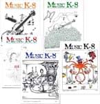 Music K-8 Vol. 5 Full Year (1994-95) - Downloadable  Back Volume - PDF Mags w/Audio Files & PDF Parts cover