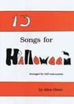 13 Songs For Halloween - Orff Collection Book cover