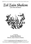 Zol Zain Sholem (Let There Be Peace) - Yiddish - SATB Choral cover